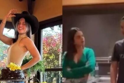 Vídeo: Mulher viraliza após expor traição do namorado em reunião de família